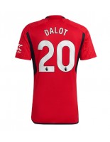 Manchester United Diogo Dalot #20 Domácí Dres 2023-24 Krátký Rukáv